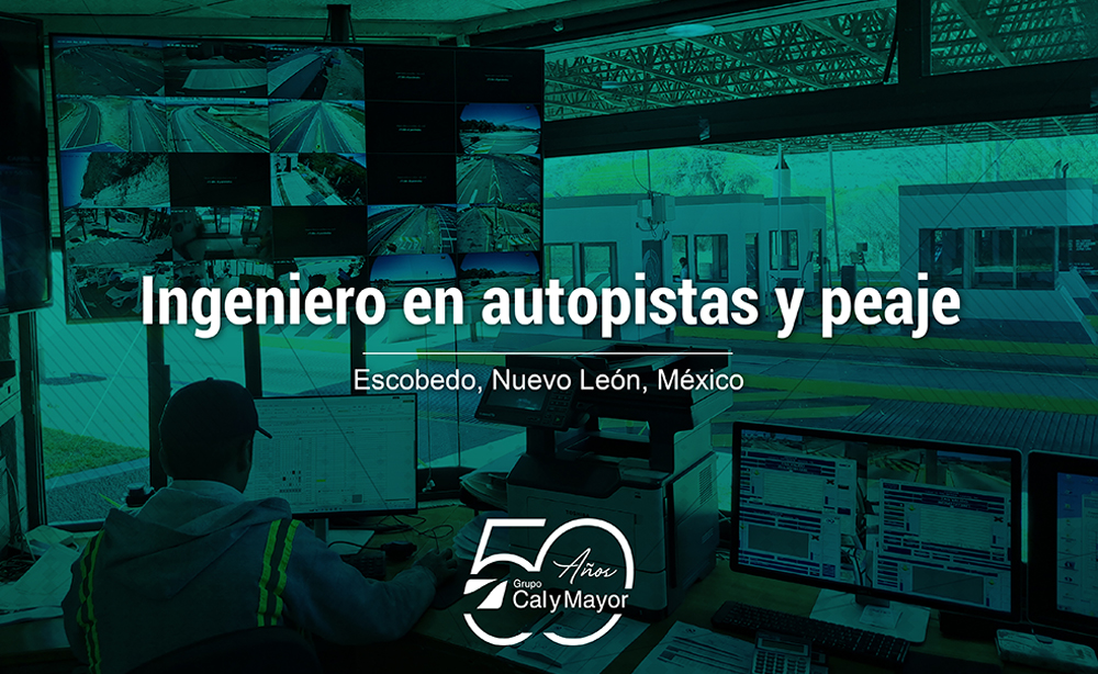 Ingeniero autopistas y peaje